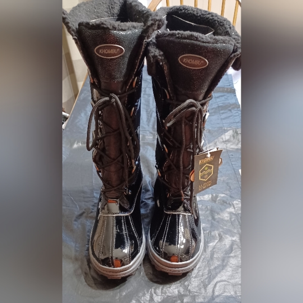 Khombu black boots
